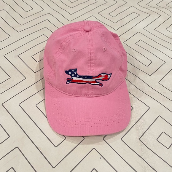 Country Club Prep Pink American Flag Fox Hat - Picture 1 of 10